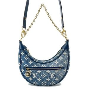 Louis Vuitton Denim Loop Bag Monogram Blue